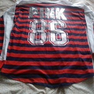 PINK sequin long sleeve shirt